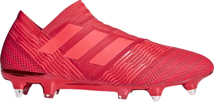 Бутсы Adidas Nemeziz 17+ SG 'Real Coral', красный — фото 2