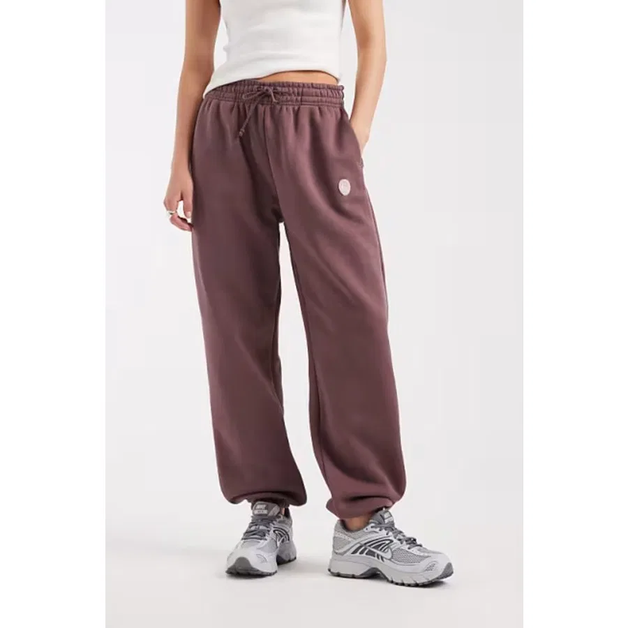 Спортивные штаны с высокой посадкой Phoenix Fleece Oversize Nike, Бордовый
