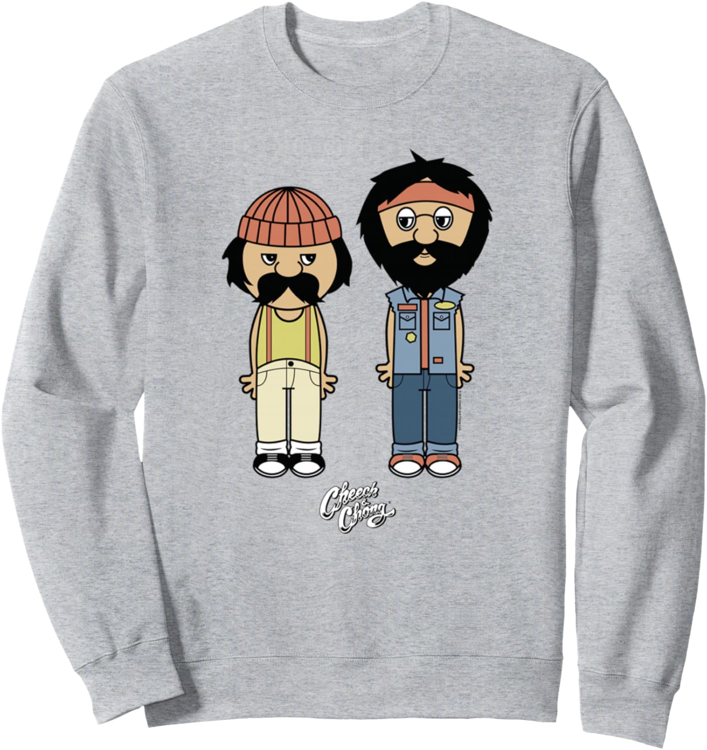 

Толстовка в стиле мультфильма Чич и Чонгук с классическим логотипом, синяя Cheech & Chong