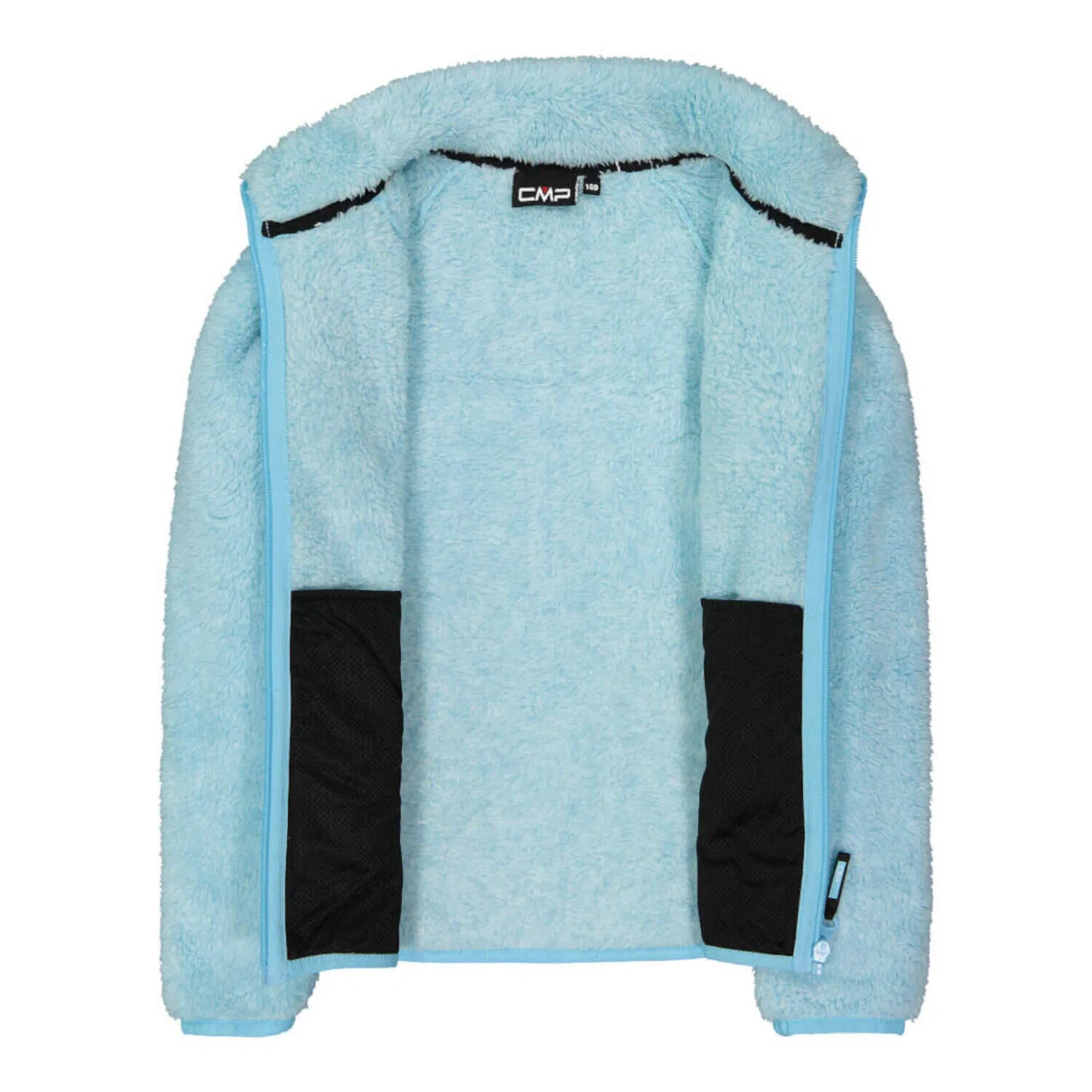 Детская флисовая куртка для девочек с высоким ворсом KID G JACKET Cmp, Hellblau Pastellblau — фото 3