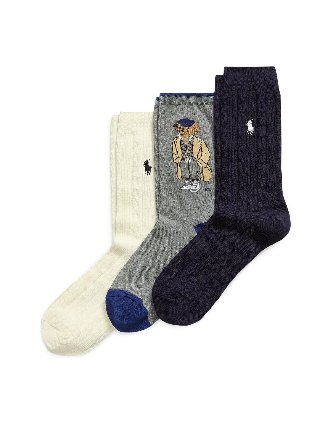 Женские длинные носки Polo Ralph Lauren, разноцветный