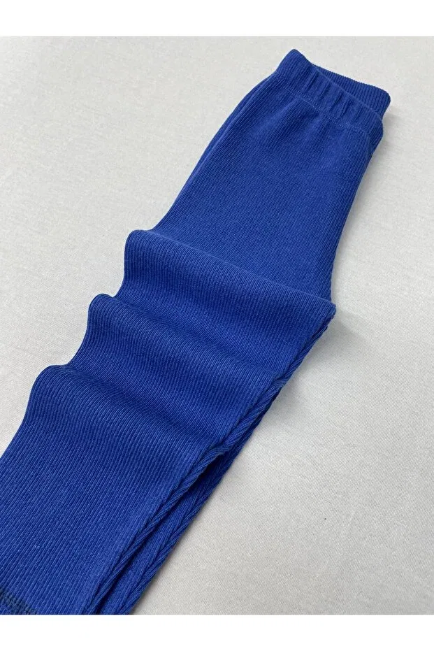 Детские леггинсы для девочек хлопковые Berat Moda, Saks Blue