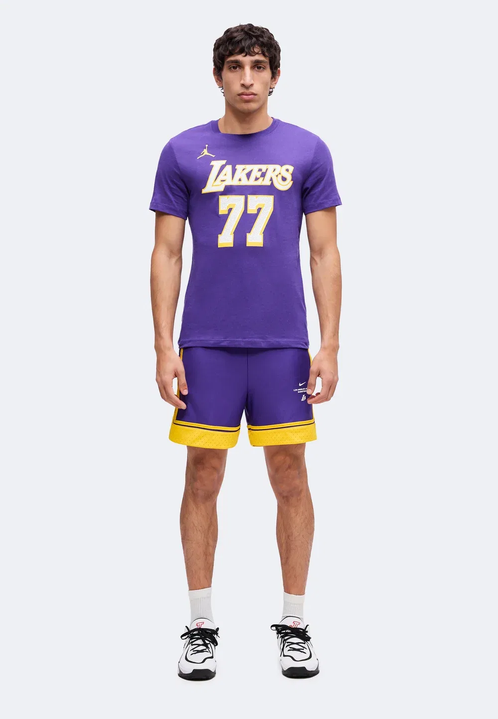 Nba Los Angeles Lakers essentials Luca Doncic - клубная одежда Nike Performance, Field Purple — фото 2