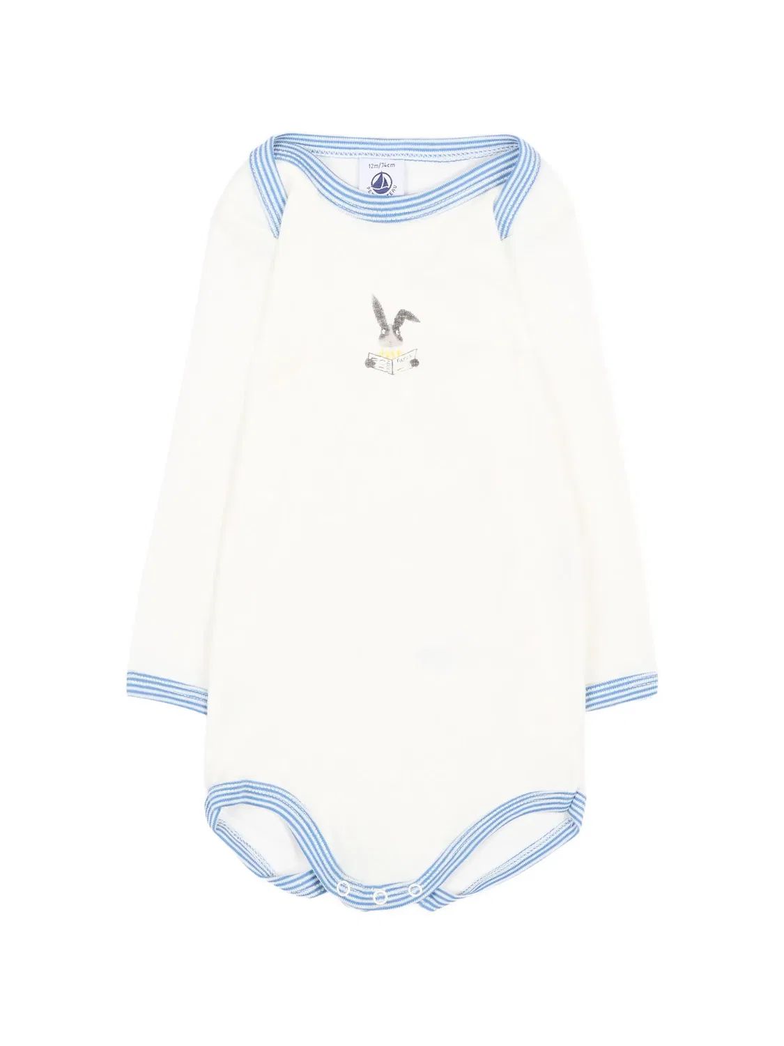 Комплект с графичным принтом Petit Bateau, нейтральные цвета — фото 3