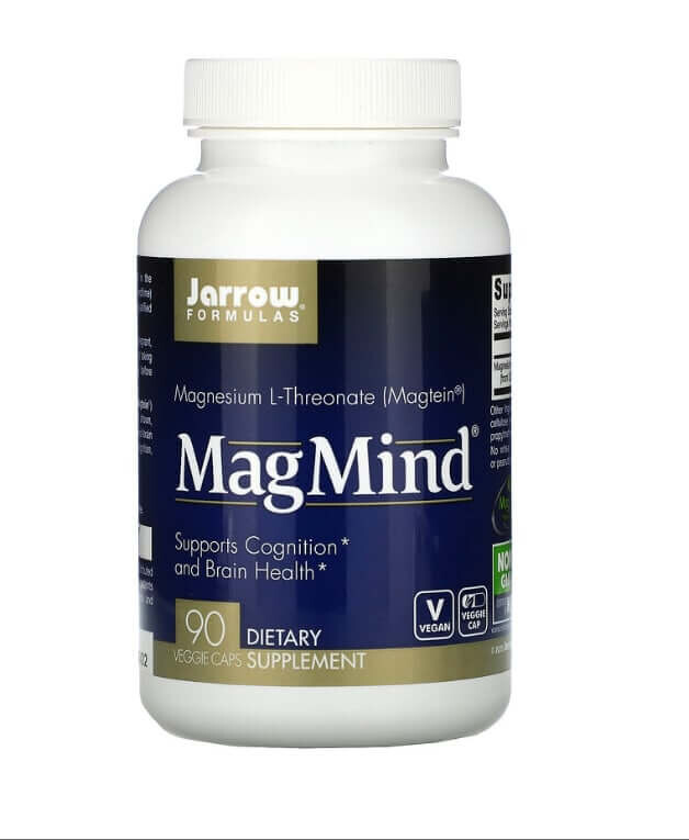 

Магний MagMind, 90 вегетарианских капсул, Jarrow Formulas