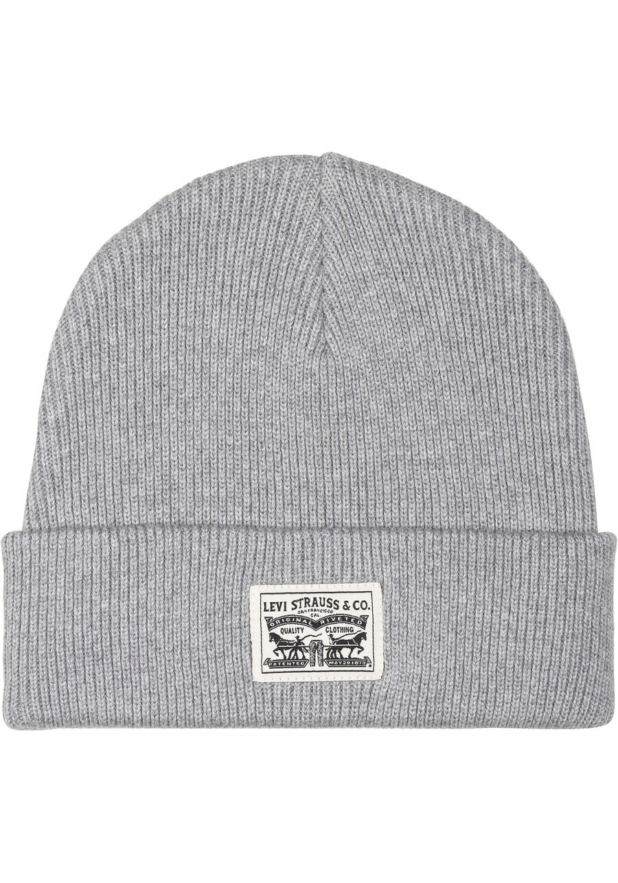 

Шапка LEVIS Beanie, серый