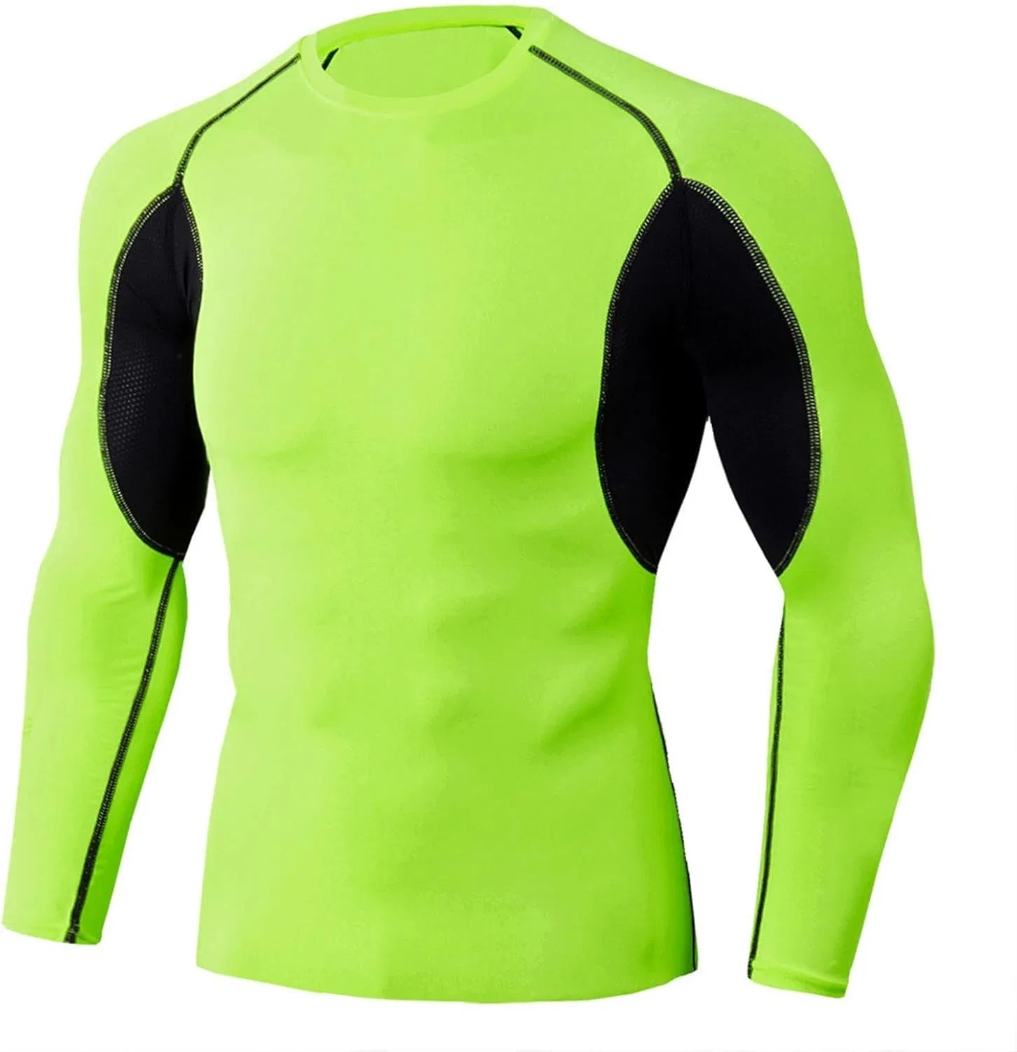 Мужская длинная футболка с круглым вырезом Athletic Tops, Green