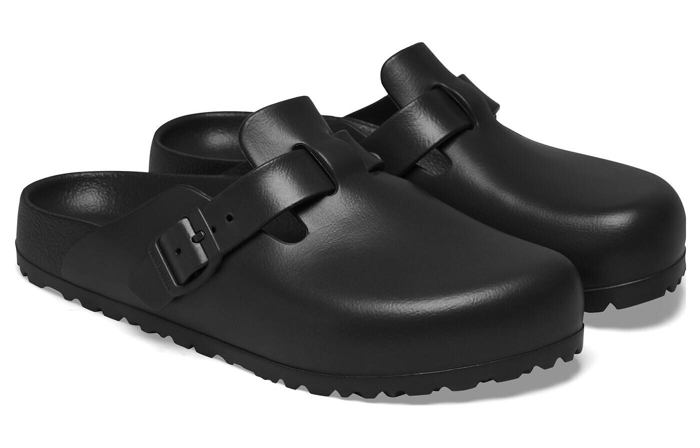 Мюли женские с закрытым носком женские Birkenstock, черный — фото 3