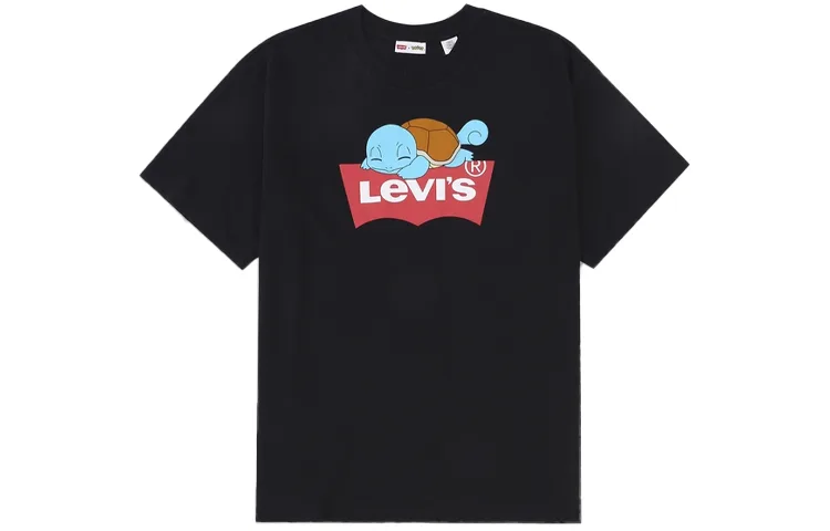 Футболка Levi's x Pokemon Unisex черная