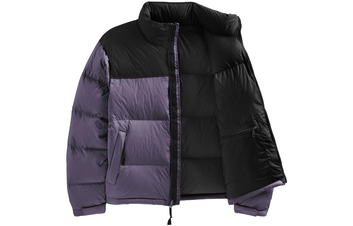 

THE NORTH FACE Мужской пуховик, цвет Black and Purple