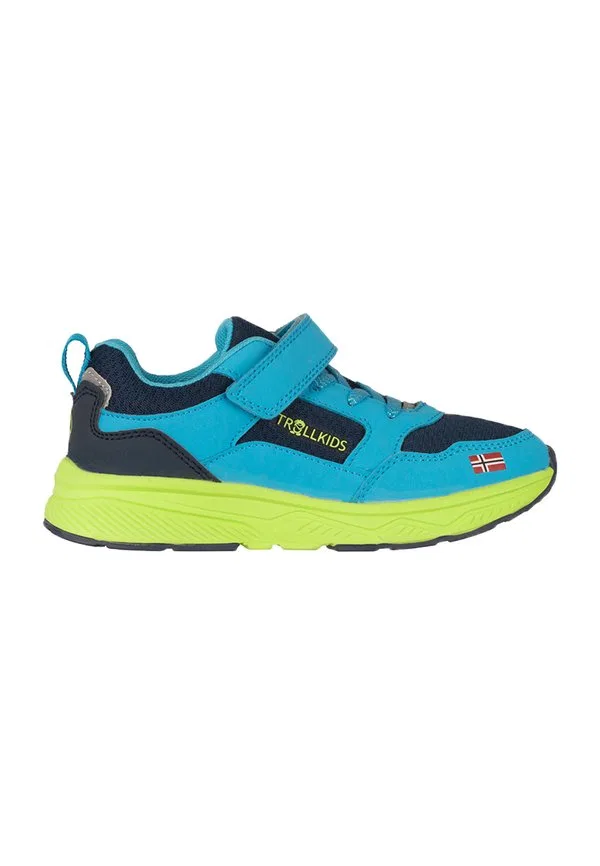 Детские кроссовки haugesund для ходьбы Trollkids, Pool Blue/Dark Indigo/Spring Leaf