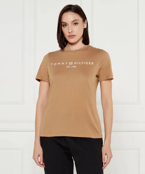 

Футболка Regular fit Tommy Hilfiger, бежевый