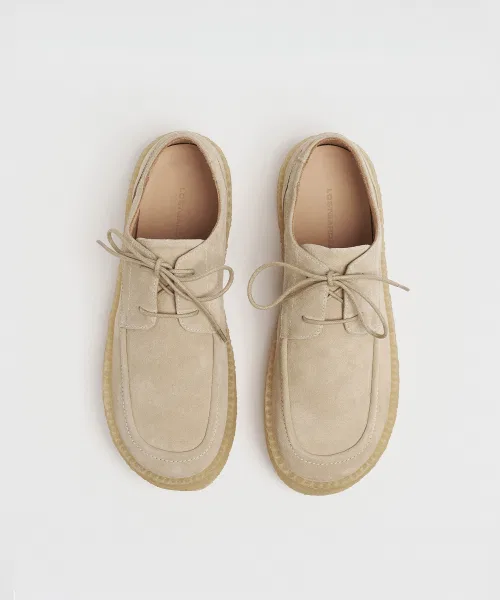 Мужские туфли LOSTGARDEN UNIFORM Crepe Derby Beige — фото 2