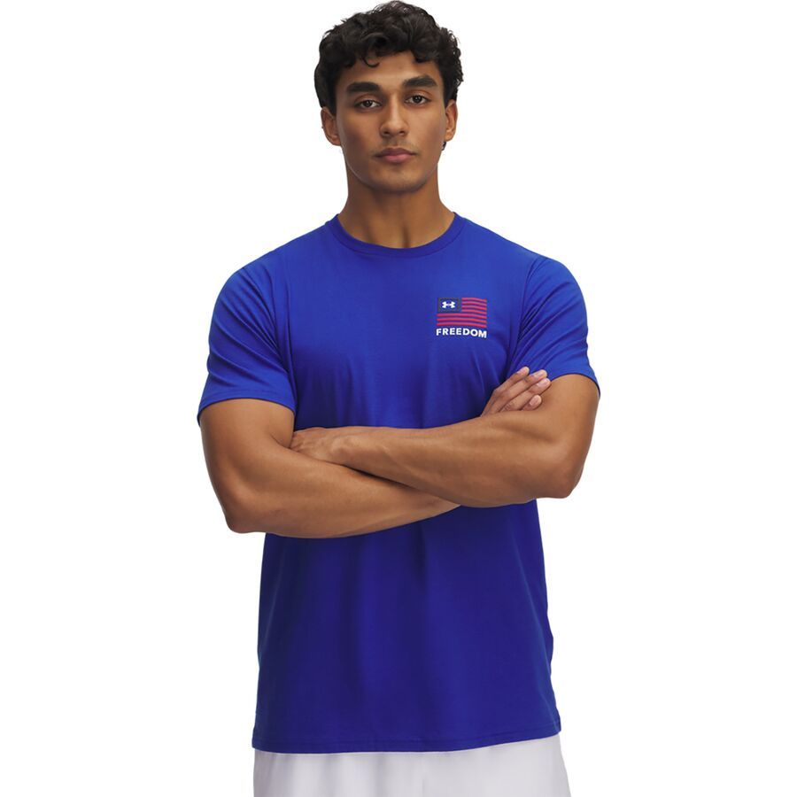 

Футболка Under Armour Freedom Left Chest Under Armour, Royal/Midnight Navy, Синий, Футболка Under Armour Freedom Left Chest Under Armour, Royal/Midnight Navy