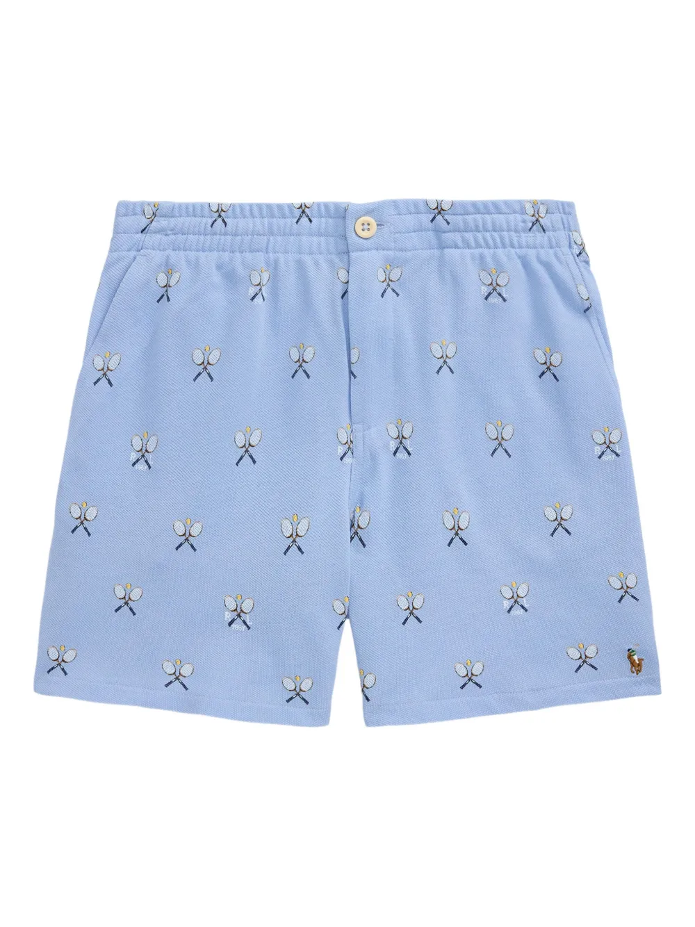 

Шорты с принтом POLO RALPH LAUREN KIDS, синий