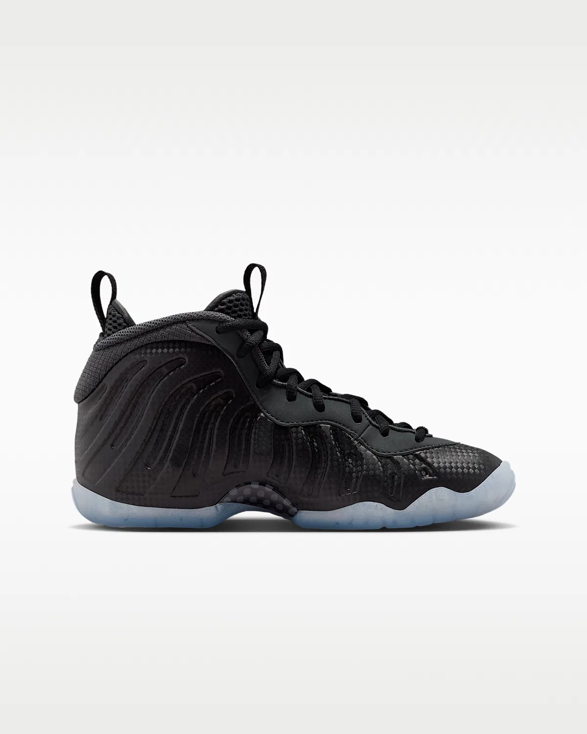 Кроссовки Nike Little Posite One для детей, Black/Black/Dark Smoke Grey/Black — фото 3