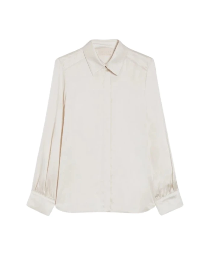 

Классическая блузка Cremona молочного цвета Iblues, белый