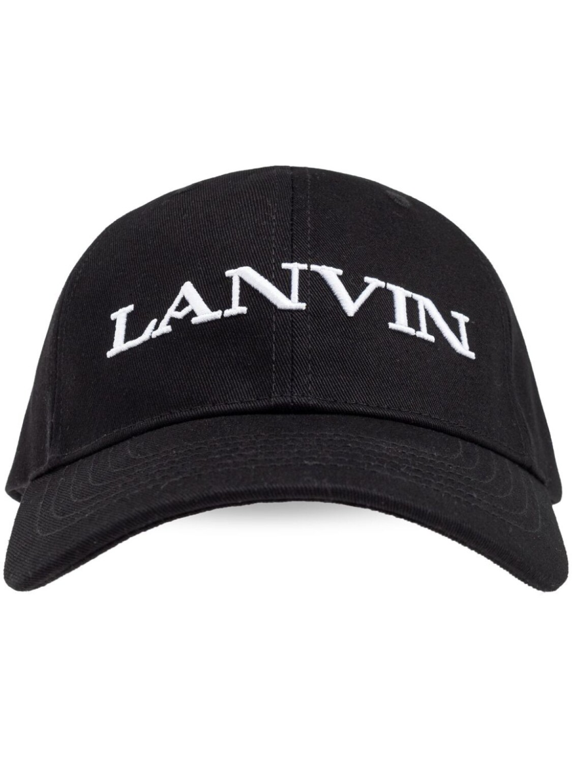

Бейсболка с вышитым логотипом Lanvin, черный