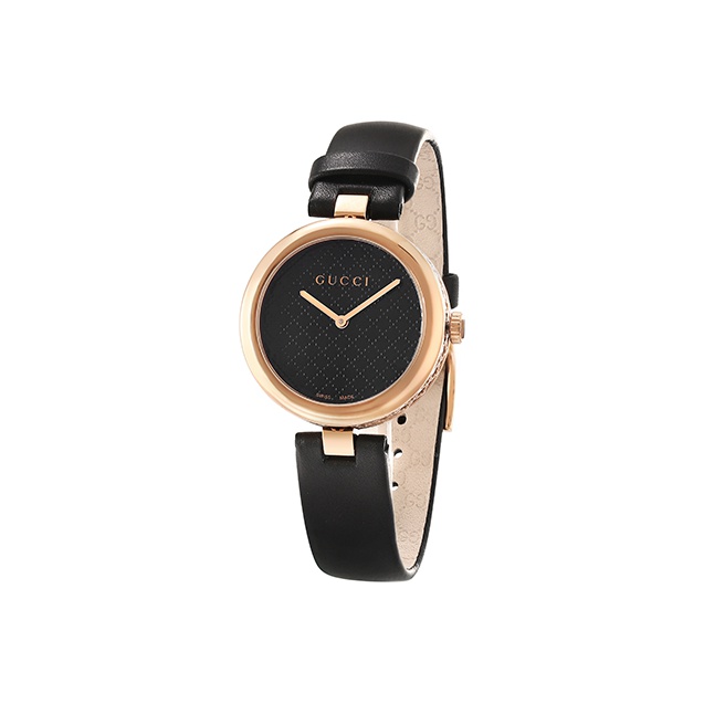 

GUCCI Часы Diamantissima Collection Wrist Watch Quartz Movement Leather Strap Black Dial Women's Watch