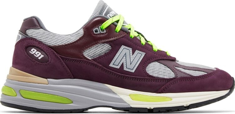 

Кроссовки Patta x 991v2 Made in England 'Pickled Beet', красный