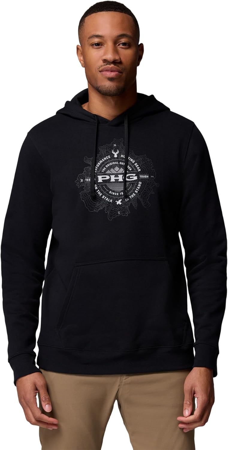 

Columbia мужская толстовка с капюшоном PHG Topo Hunt, Black/Shark Topo Hunt