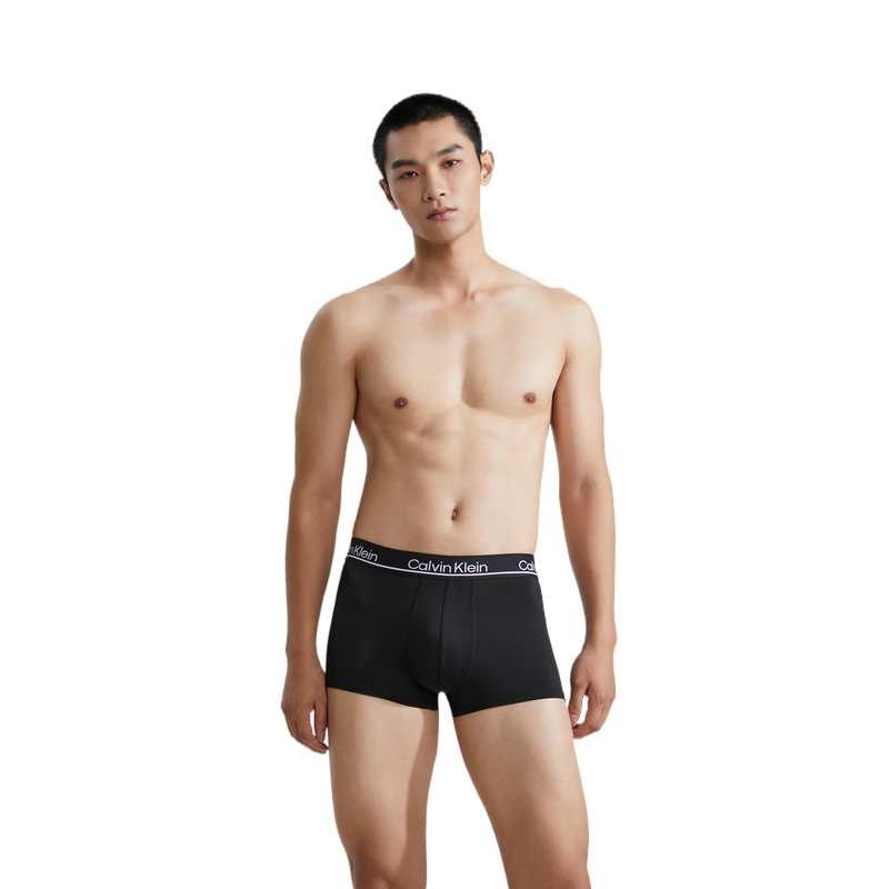 Кальсоны CALVIN KLEIN Мужские 3 шт, F3I-Космический черный/Сапфировый синий/Лунный белый Основной черный с буквами — фото 2