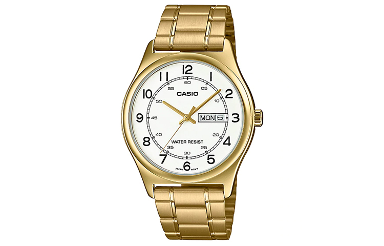 

CASIO Часы Analog MTP V006G 7B, White Dial