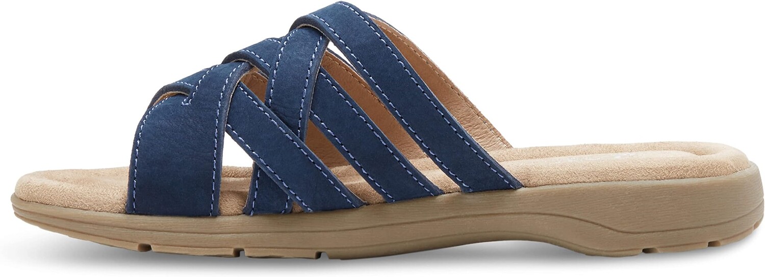 Сандалии на плоской подошве Hazel Eastland 1955 Edition, цвет Navy Nubuck — фото 4