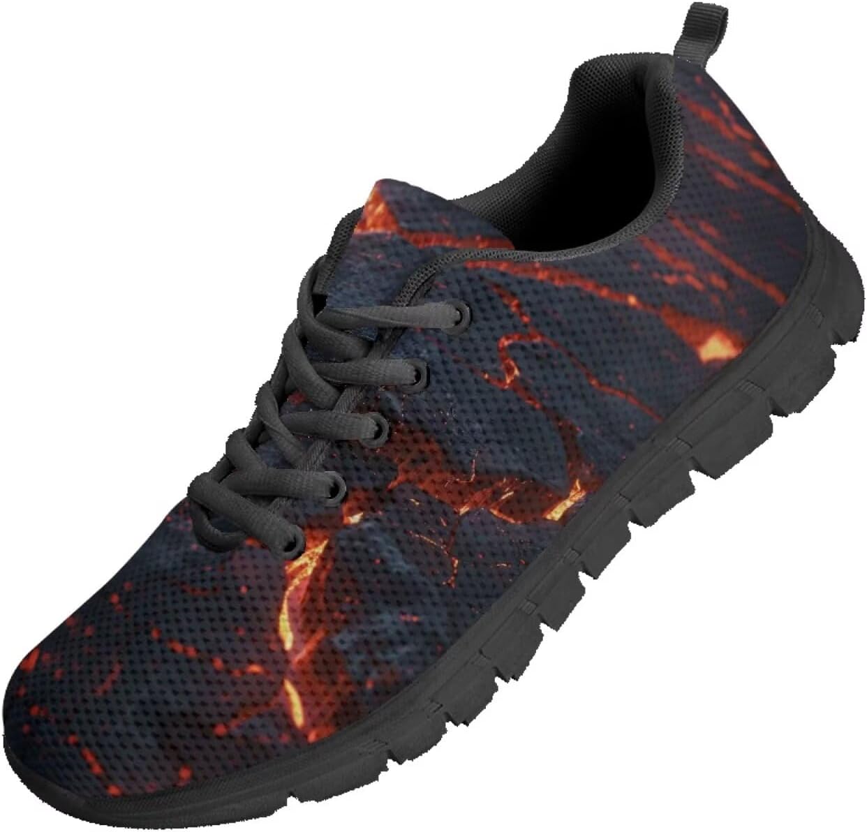 

Мужские кроссовки Funnydude Funny Print для бега, легкие осенние сникерсы, повседневная обувь для спортзала, Lava Cracks