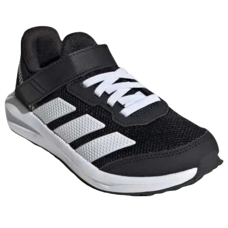 Детские кроссовки Adidas Faito 'Core Black Cloud White Cloud White' JQ9517, черный — фото 3