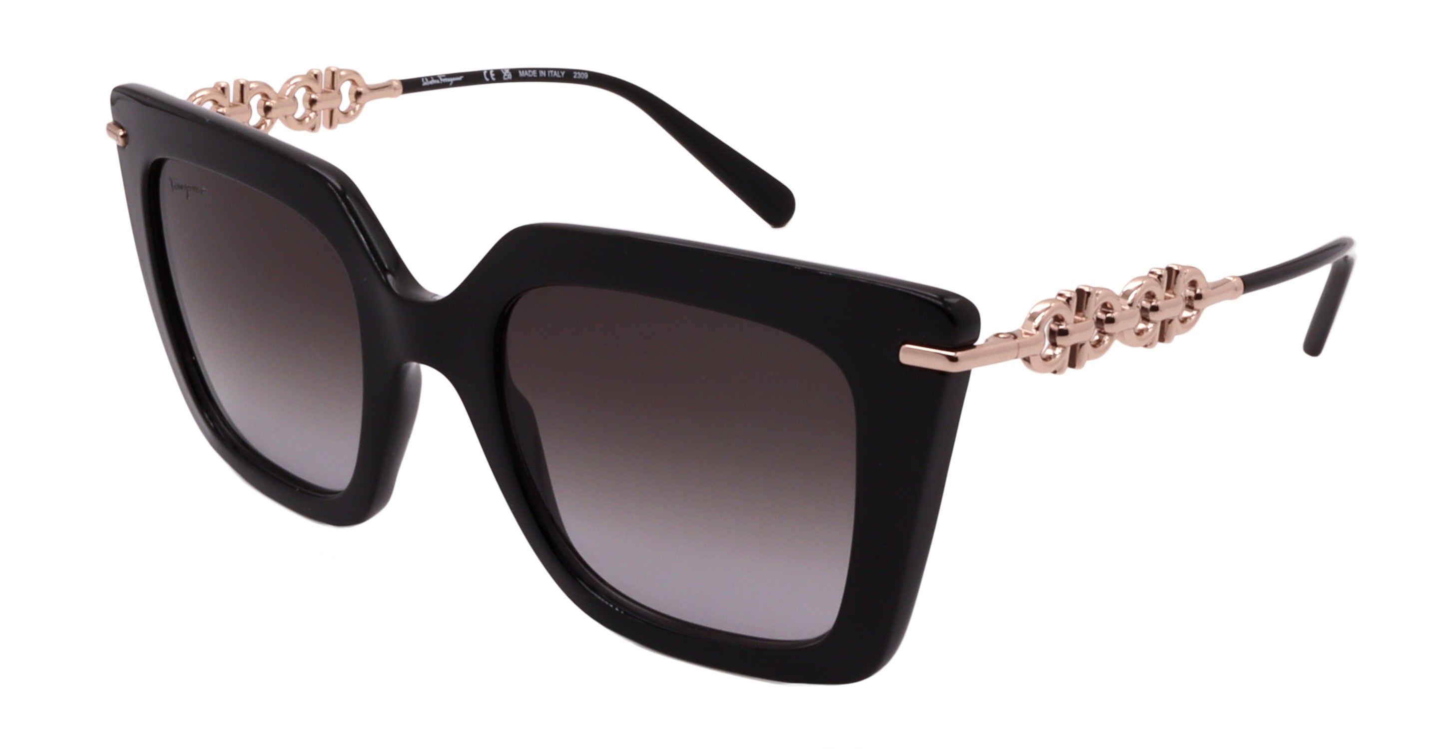 

Женские солнцезащитные очки Salvatore Ferragamo, черный