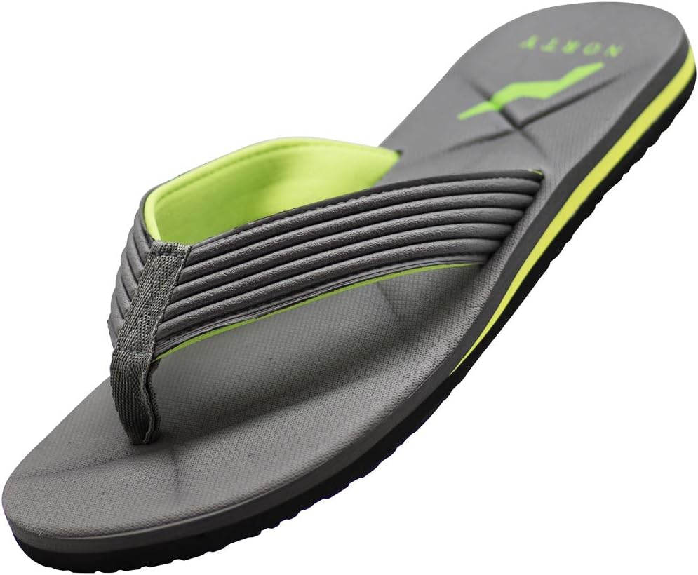 

Мужские повседневные шлепанцы-вьетнамки NORTY для пляжа, бассейна или повседневной носки, серый