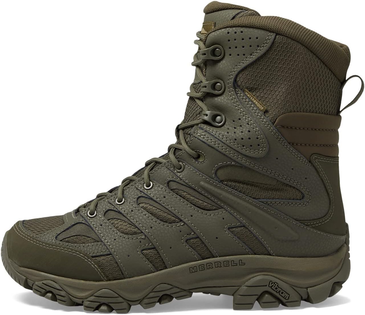 Тактические ботинки Merrell Men's Moab 3 с молнией 8, оливковый — фото 4