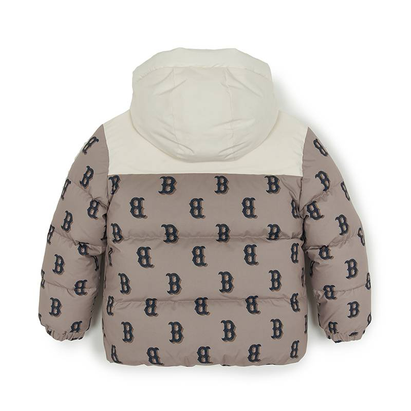 Пуховик fw/aw25 kids' MLB KIDS, желтый — фото 3