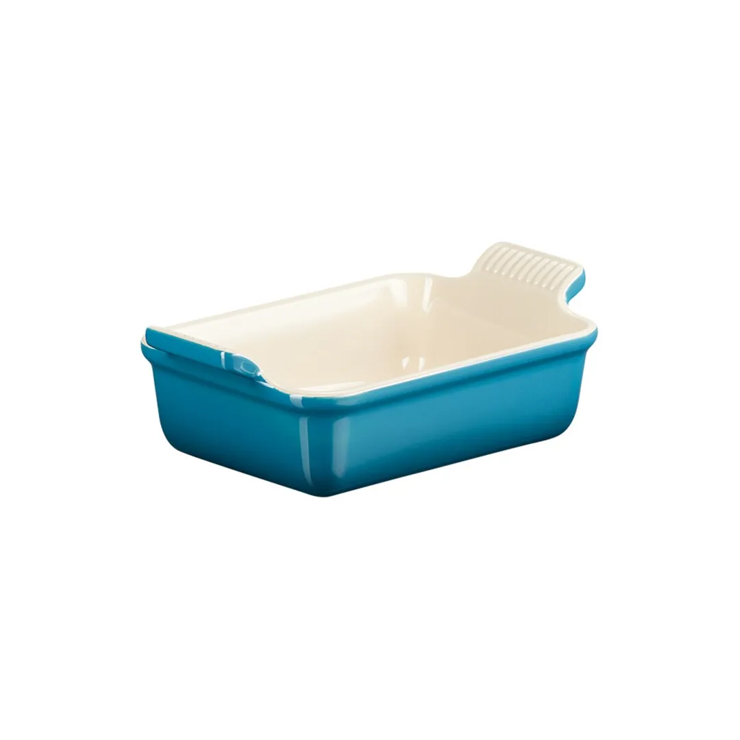 

Прямоугольный поднос из керамогранита Le Creuset Heritage, бирюзовый