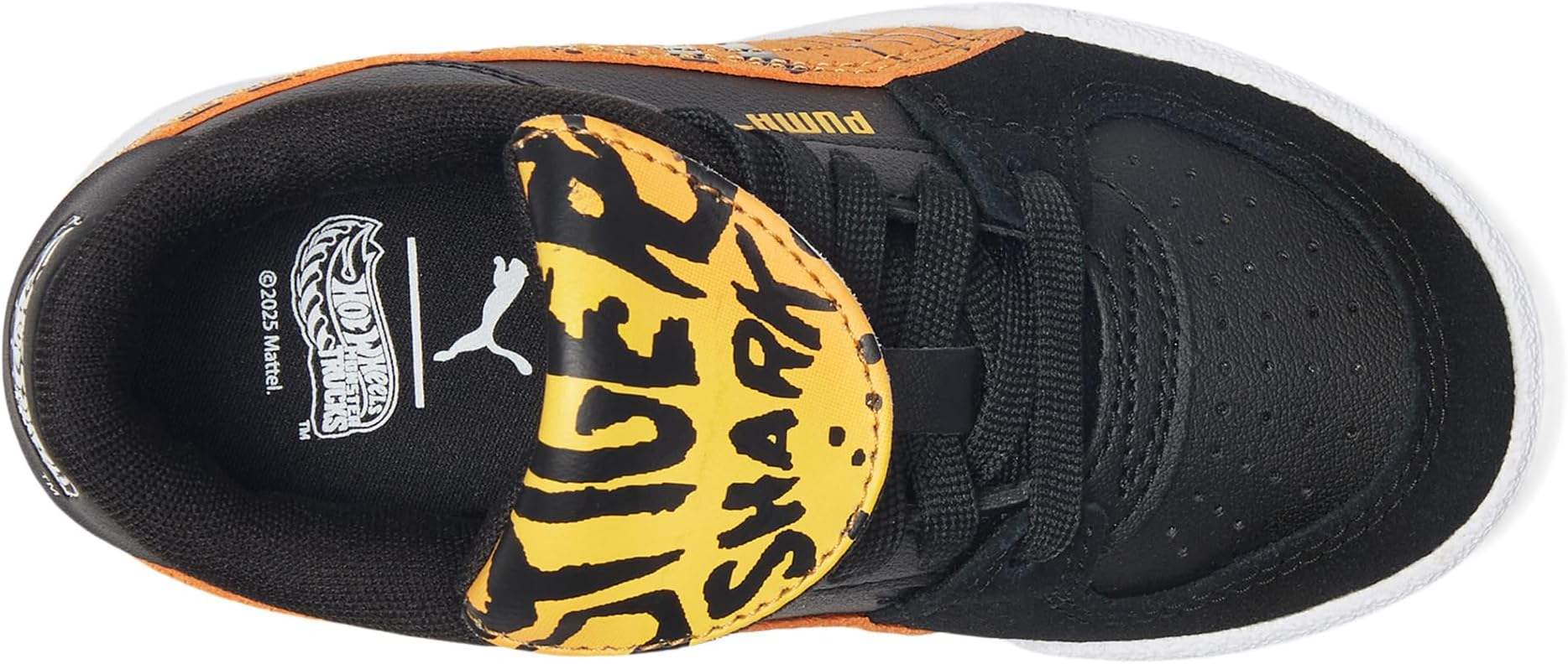 Кроссовки PUMA Kids Ca Pro Hot Wheels Shoes, цвет Black/Orange Glo — фото 2