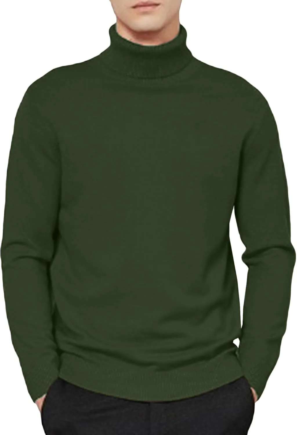 

Мужской свитер Slim Fit с воротником-гольф