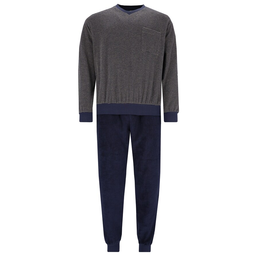 

Длинная пижама HAJO, цвет Navy/Grey