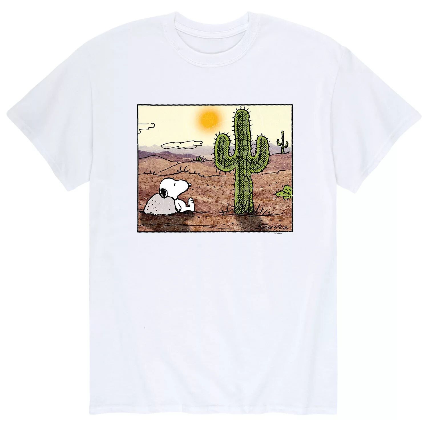 

Мужская футболка Peanuts Snoopy Desert Licensed Character