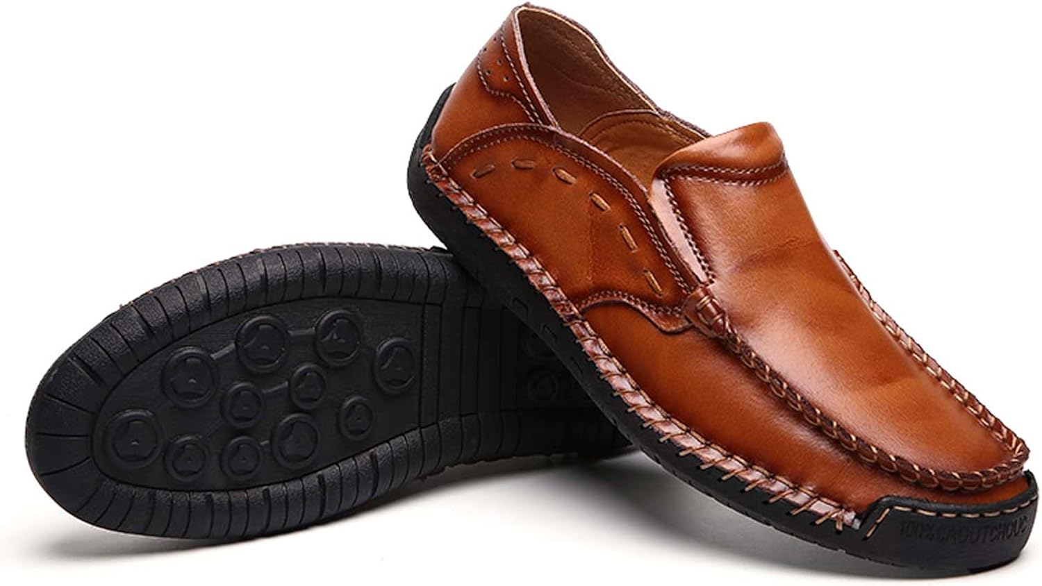 

Мужские повседневные лоферы, модная обувь для ходьбы, противоскользящие мокасины, удобная обувь из коровьей кожи, повседневная обувь для бизнеса и офиса, кроссовки для улицы Dzbajrqm, хаки