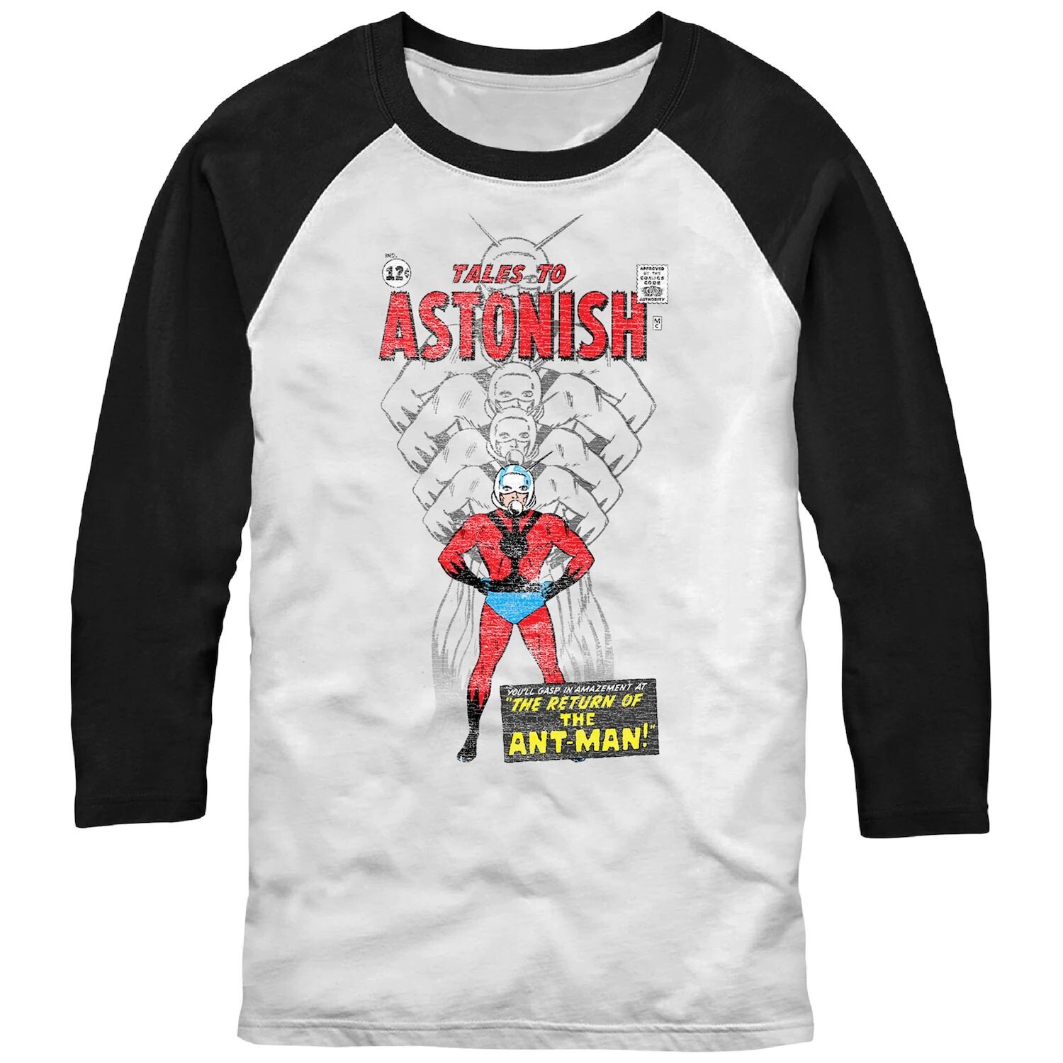 

Мужская футболка реглан с обложкой комиксов Marvel Tales To Astonish