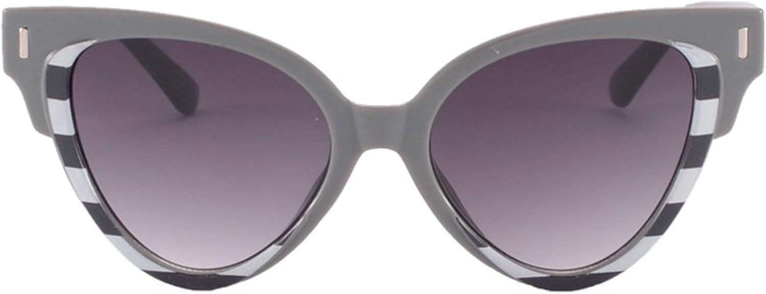 

Модные солнцезащитные очки «кошачий глаз» большого размера для женщин и мужчин, ретро-очки с градиентным переходом цвета, винтажные женские солнцезащитные очки mincl, Gray