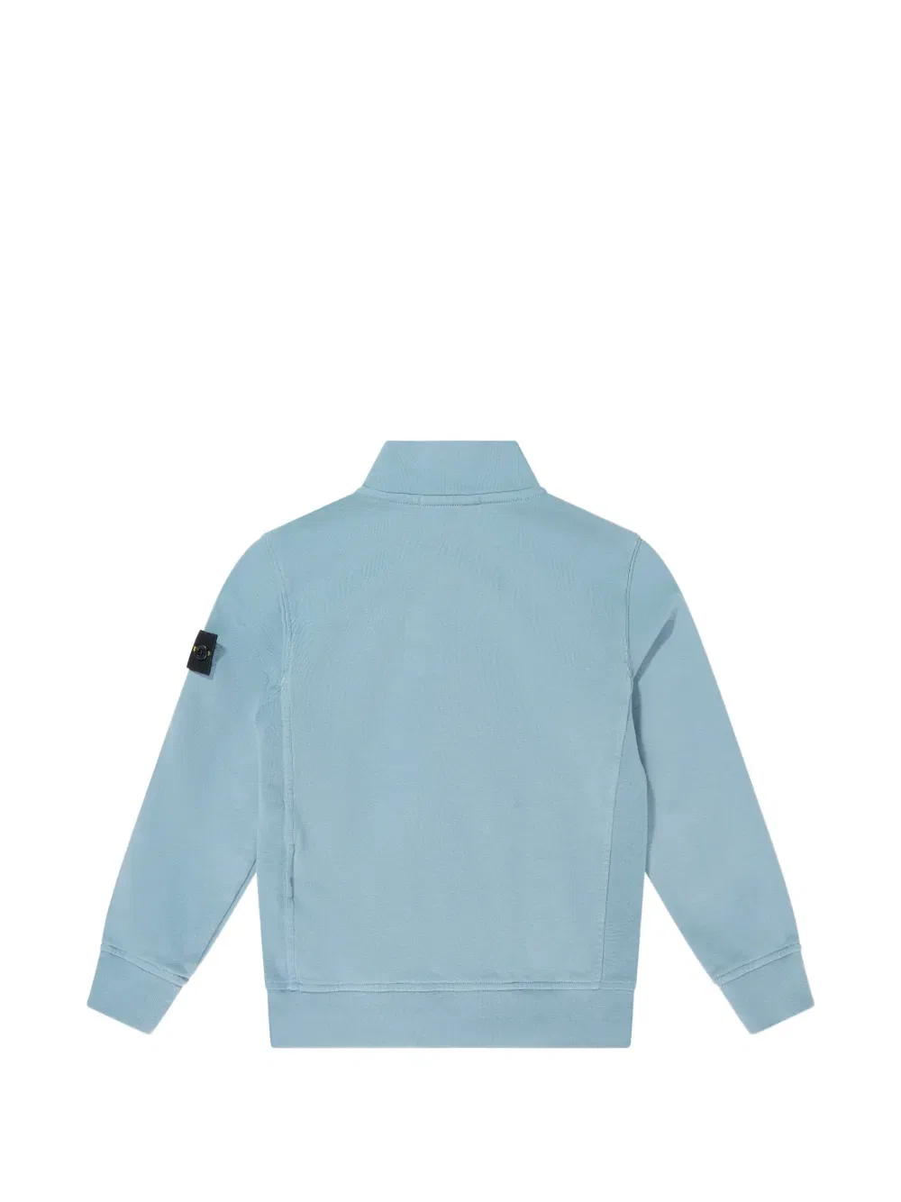 Толстовка на молнии Stone Island Junior, синий — фото 2