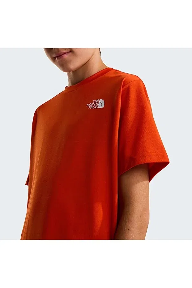 Детская футболка для девочек с принтом 24/7 SS Tee The North Face, Mixed — фото 4