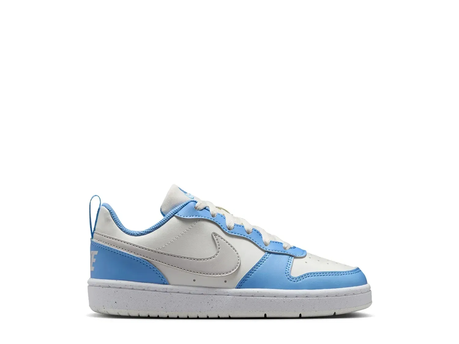 Кроссовки рекрафт Court Borough Low Recraft Nike, бело-голубые