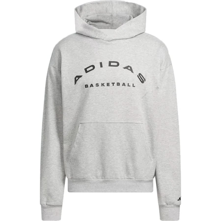 Свитшот с капюшоном из флиса Slt Fleece Hood adidas, Серый