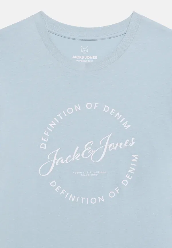 Комплект из двух футболок с круглым вырезом Jjgrayson - футболка с принтом Jack & Jones Junior, небесно-голубой — фото 4