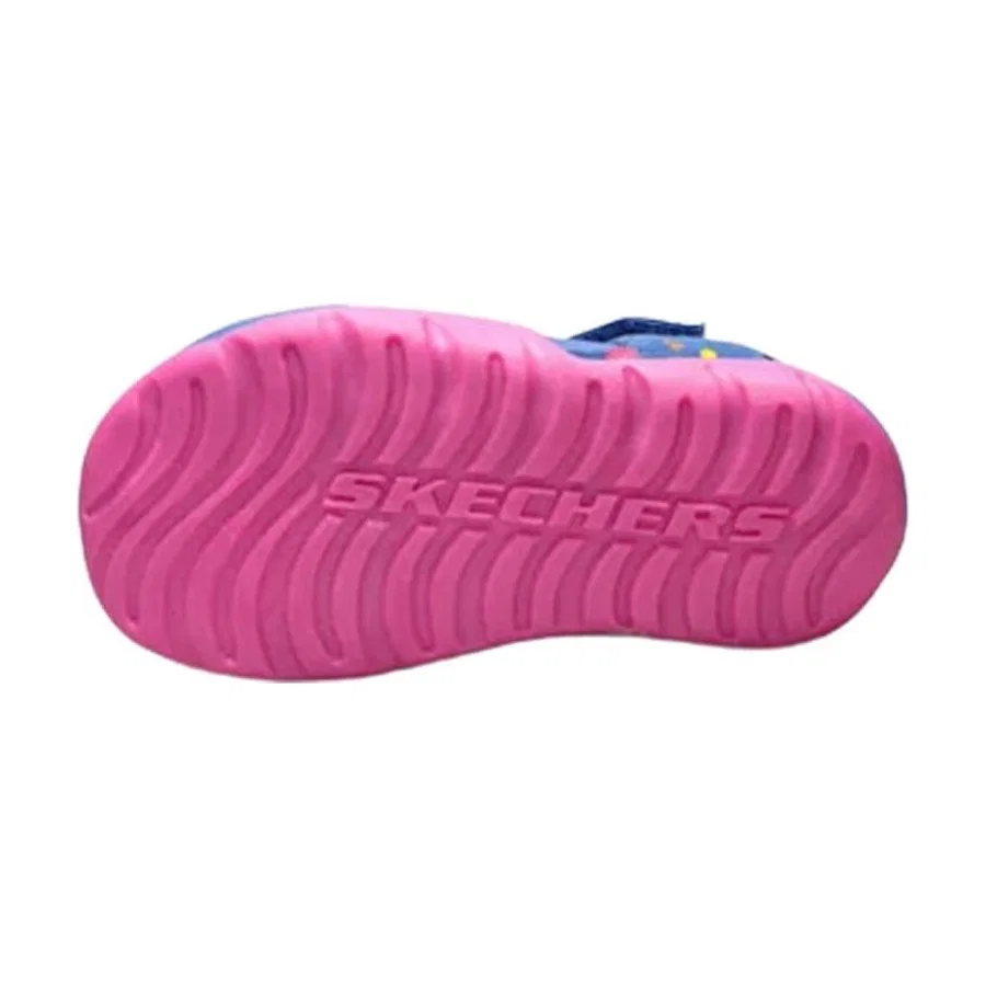 Сандалии спортивные с принтом SIDE WAVE-LIL PRINTER Skechers, Синий — фото 4