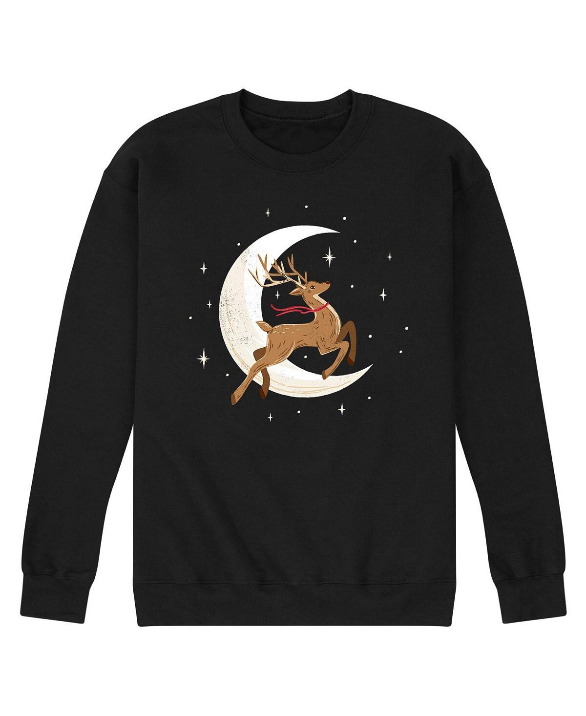 

Мужская флисовая футболка reindeer moon fleece AIRWAVES, черный