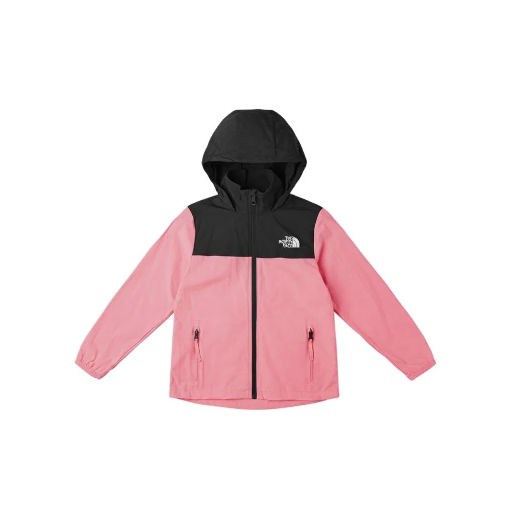 Детская куртка-ветровка The North Face, Pink/Cosmic Black